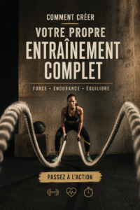 Femme en train de réaliser un entraînement complet pour le corps à domicile
