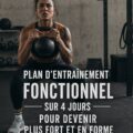 Femme faisant des exercices d'entraînement fonctionnel dans une salle de sport