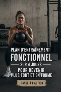 Femme faisant des exercices d'entraînement fonctionnel dans une salle de sport