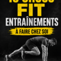 Femme effectuant un entraînement CrossFit à domicile avec des haltères.