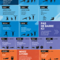 Femme effectuant des exercices au poids du corps à la maison