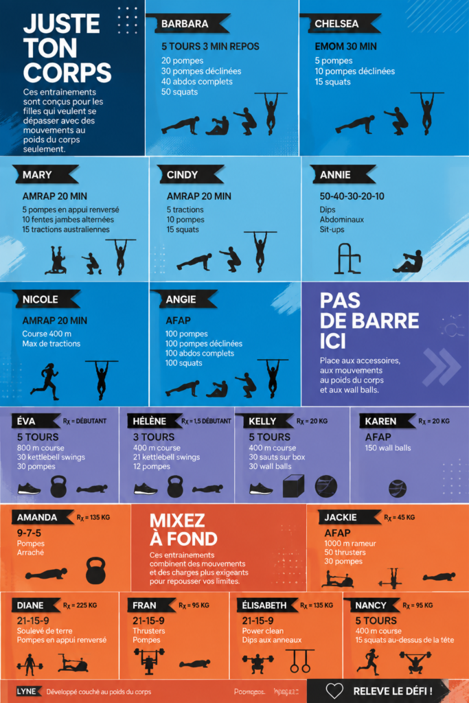 Femme effectuant des exercices au poids du corps à la maison