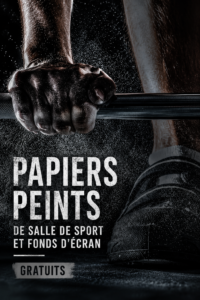 Fonds d'écran inspirants de gym affichés sur un écran d'ordinateur