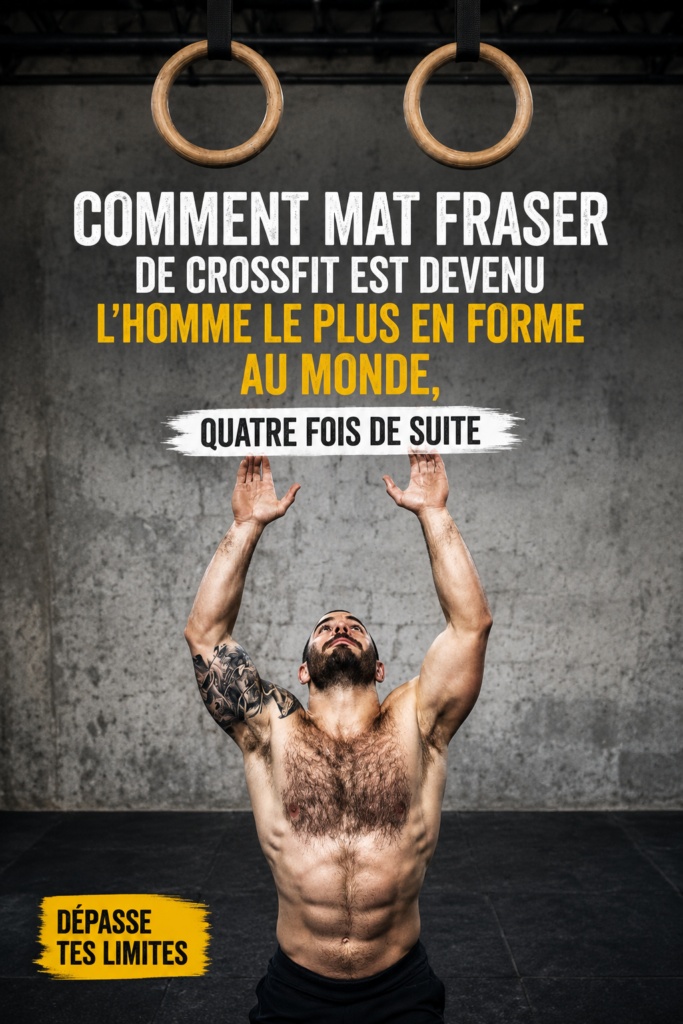 Mat Fraser en pleine séance d'entraînement de CrossFit