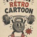 Collection de vêtement rétro inspirée de cartoons colorés