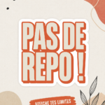 Illustration d'un No Rep Sticker utilisé lors d'une séance de fitness.
