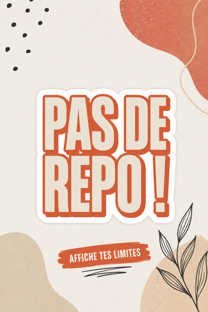 Illustration d'un No Rep Sticker utilisé lors d'une séance de fitness.