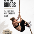 Portrait de Sam Briggs, athlète de CrossFit, lors d'une compétition en 2021