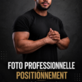 Femme en pleine séance de musculation, adoptant une pose dynamique pour une photo professionnelle