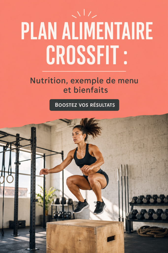 Femme préparant un repas sain pour le CrossFit, illustrant la nutrition sportive