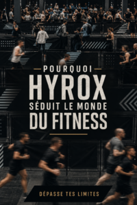 Femme participant à une compétition Hyrox, montrant l'intensité et l'engagement physique.