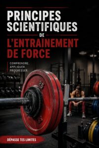 Femme s'entraînant avec des poids dans une salle de sport, illustrant les principes de la musculation.