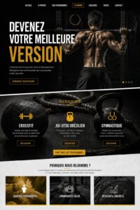 Rénovation d'un site web pour une salle de CrossFit