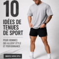 Femme dans une tenue de sport stylée, prête pour l'entraînement.