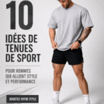 Femme dans une tenue de sport stylée, prête pour l'entraînement.