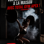 Femme utilisant Total Gym APEX à domicile pour un entraînement efficace.