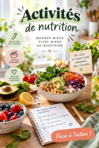Un groupe de femmes préparant des repas sains ensemble, illustrant des activités nutritionnelles conviviales.