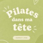 Femme pratiquant le Pilates sur un tapis, concentrée et sereine.
