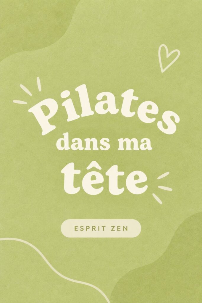 Femme pratiquant le Pilates sur un tapis, concentrée et sereine.