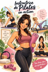 Une femme en séance de Pilates, se concentrant sur son bien-être physique et mental.
