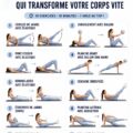 Femme en pleine séance d'entraînement de 10 minutes à domicile pour un corps transformé.