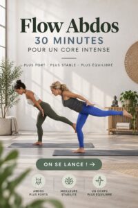 Femme pratiquant le Pilates en pleine séance d'entraînement