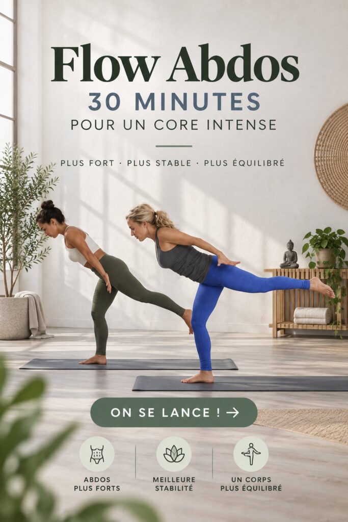 Femme pratiquant le Pilates en pleine séance d'entraînement