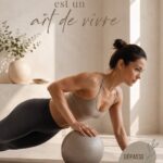 Femme engagée dans une séance de fitness à domicile