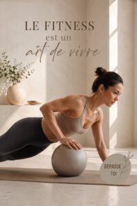 Femme engagée dans une séance de fitness à domicile