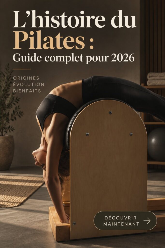 Une femme en pleine séance de Pilates, souriante et concentrée