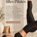 Une femme pratiquant le Pilates dans un espace tranquille à la maison, entourée de plantes.
