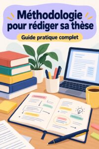 Femme concentrée en train de rédiger une thèse sur la méthodologie de recherche.