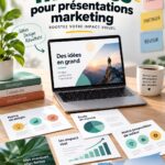 Un aperçu de différents modèles de présentation marketing visuellement attrayants.