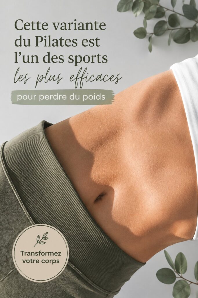 Femme pratiquant le Pilates pour perdre du poids et se tonifier