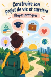 Femme écrivant sur un carnet des étapes de son plan de vie et de carrière