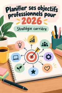 Femme réfléchissant à ses objectifs professionnels pour 2026