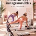 Un studio de fitness lumineux et esthétique à Los Angeles, parfait pour s'entraîner et capturer des moments Instagram.