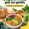 Un plat végétarien coloré avec des légumineuses et des légumes, idéal pour les athlètes
