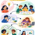 Femme en train de s'entraîner avec des équipements de fitness, illustrant l'apprentissage par projets