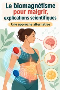 Illustration représentant une séance de biomagnétisme pour la perte de poids.