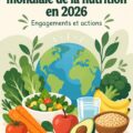 Une table garnie de plats sains pour la journée mondiale de la nutrition