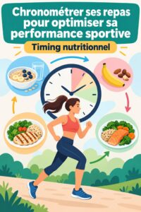 Femme préparant un repas sain pour optimiser sa performance sportive