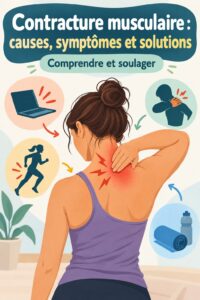 Femme effectuant des étirements pour soulager une contracture musculaire