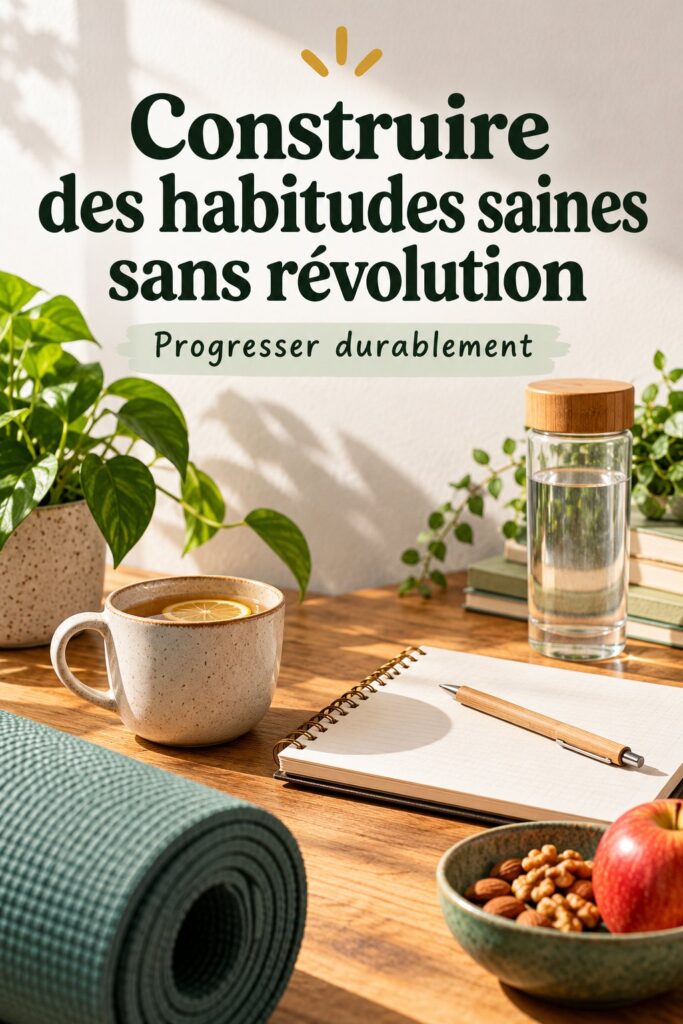 Femme pratiquant une activité physique à la maison, adoptant des habitudes saines pour son bien-être.