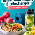 Visuel montrant des images gratuites sur la nutrition et le sport
