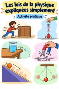 Femme faisant des exercices de fitness en appliquant les lois de Newton