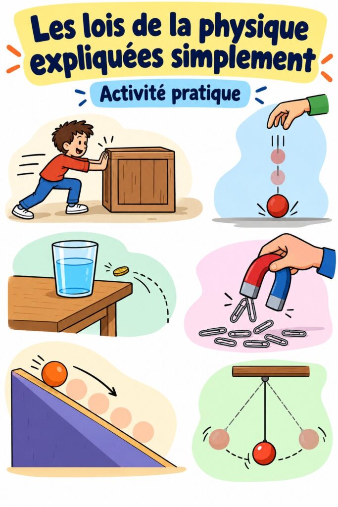 Femme faisant des exercices de fitness en appliquant les lois de Newton