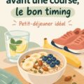 Femme dégustant un repas sain avant sa course, boostant sa performance sportive.