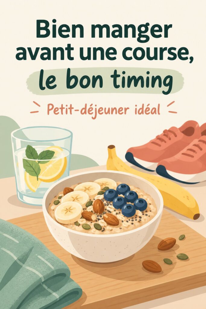Femme dégustant un repas sain avant sa course, boostant sa performance sportive.