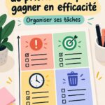 Matrice de priorisation pour la gestion du temps illustrée
